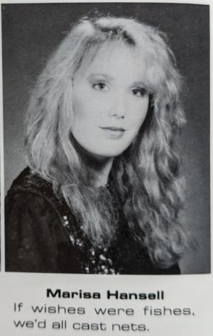 Marisa Hansell's high school yearbook photo