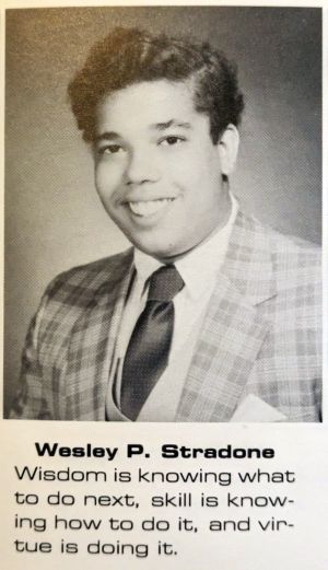 Wesley Stradone's high school yearbook photo